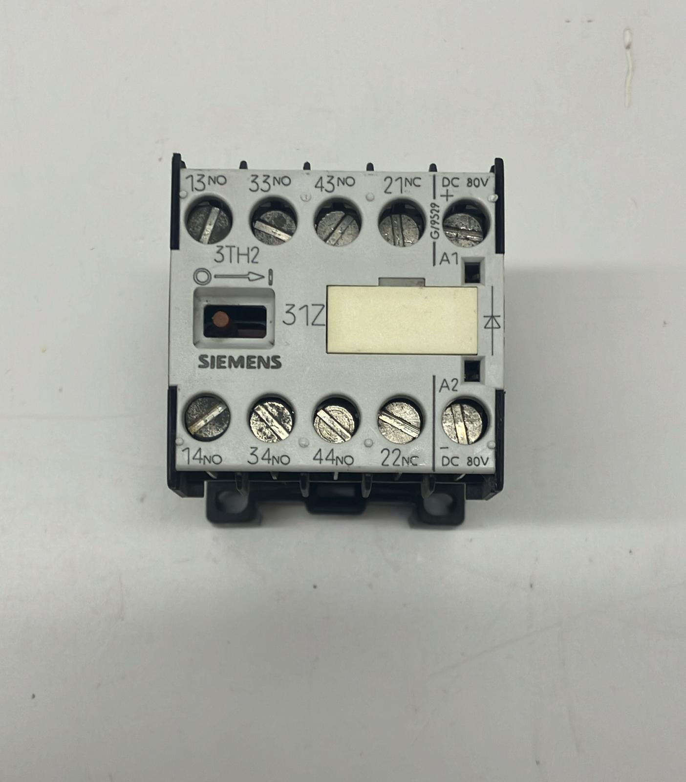 SIEMENS 3TH2 31Z 3TH2081-0GE8 mini Kontaktör