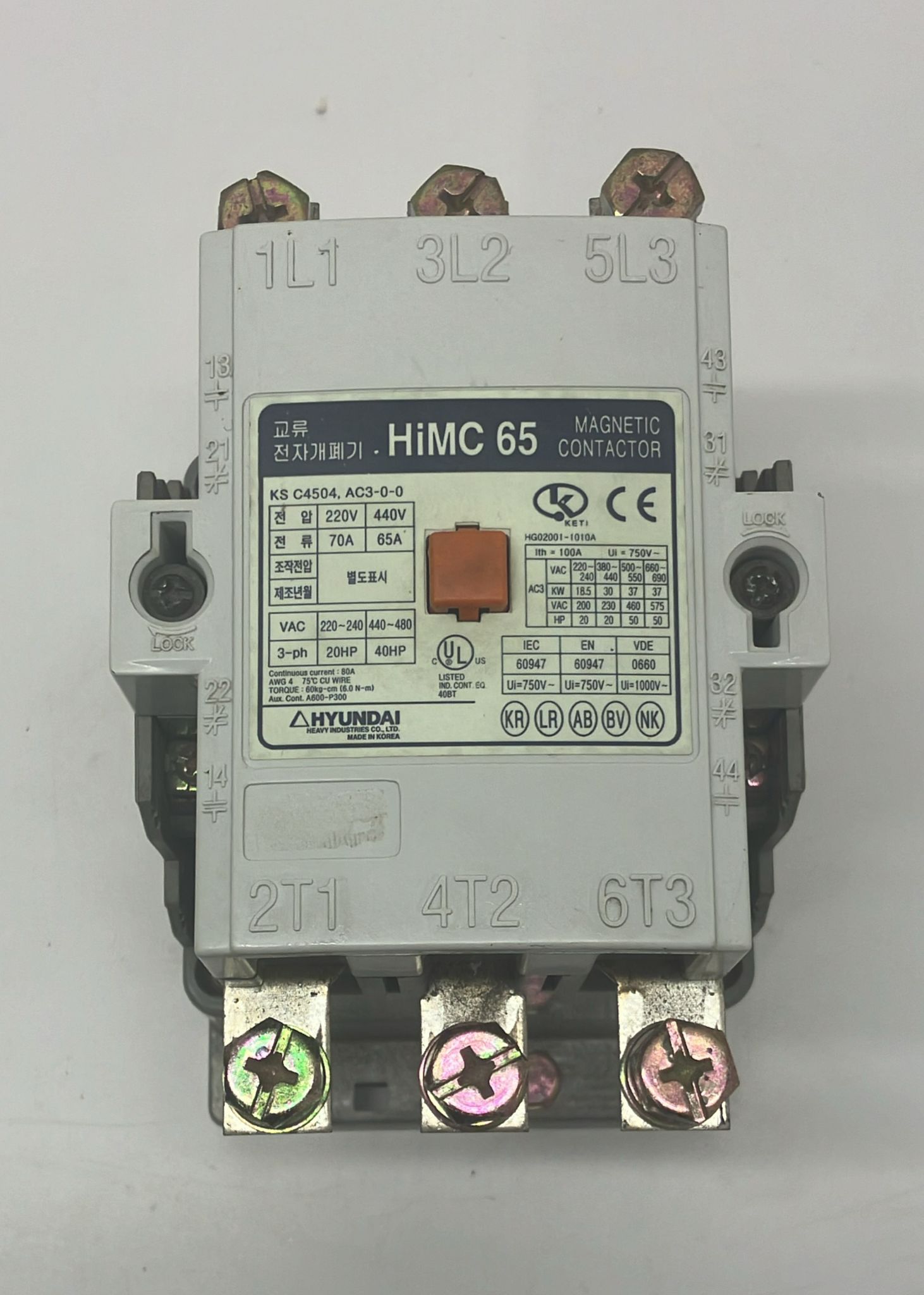 Hyundaı HİMC 65A kontaktör
