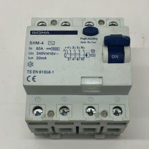 Sigma SHM-4 4X80A 30mA kaçak akım