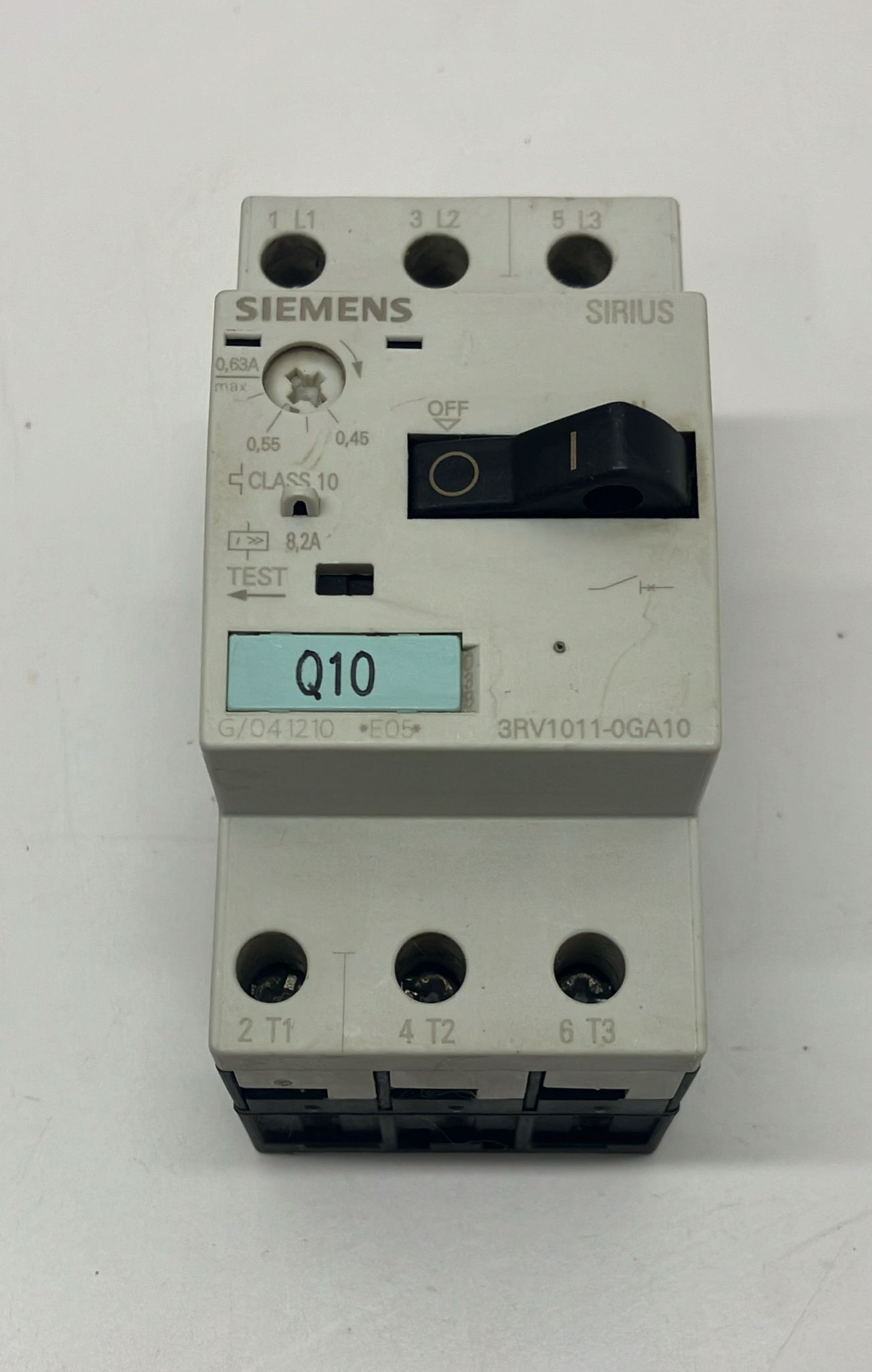 Sıemens 3RV1011-0GA10 0,63-0,45 - 3RB1011-0FA10 0.5-035A motor koruma