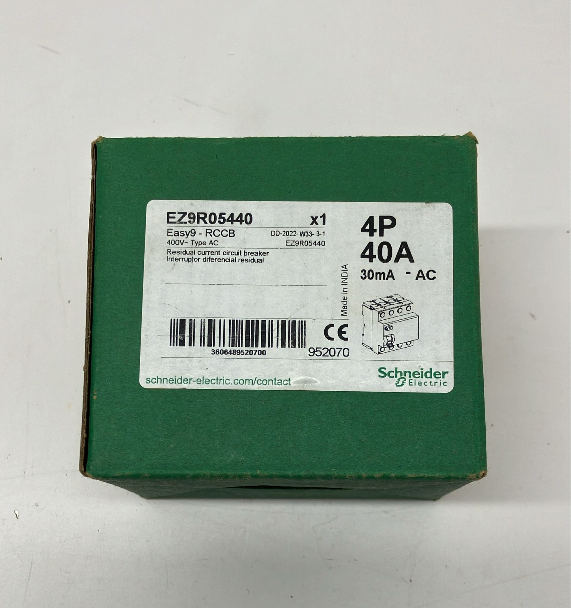 Schneider 4X40A 30mA kaçak akım
