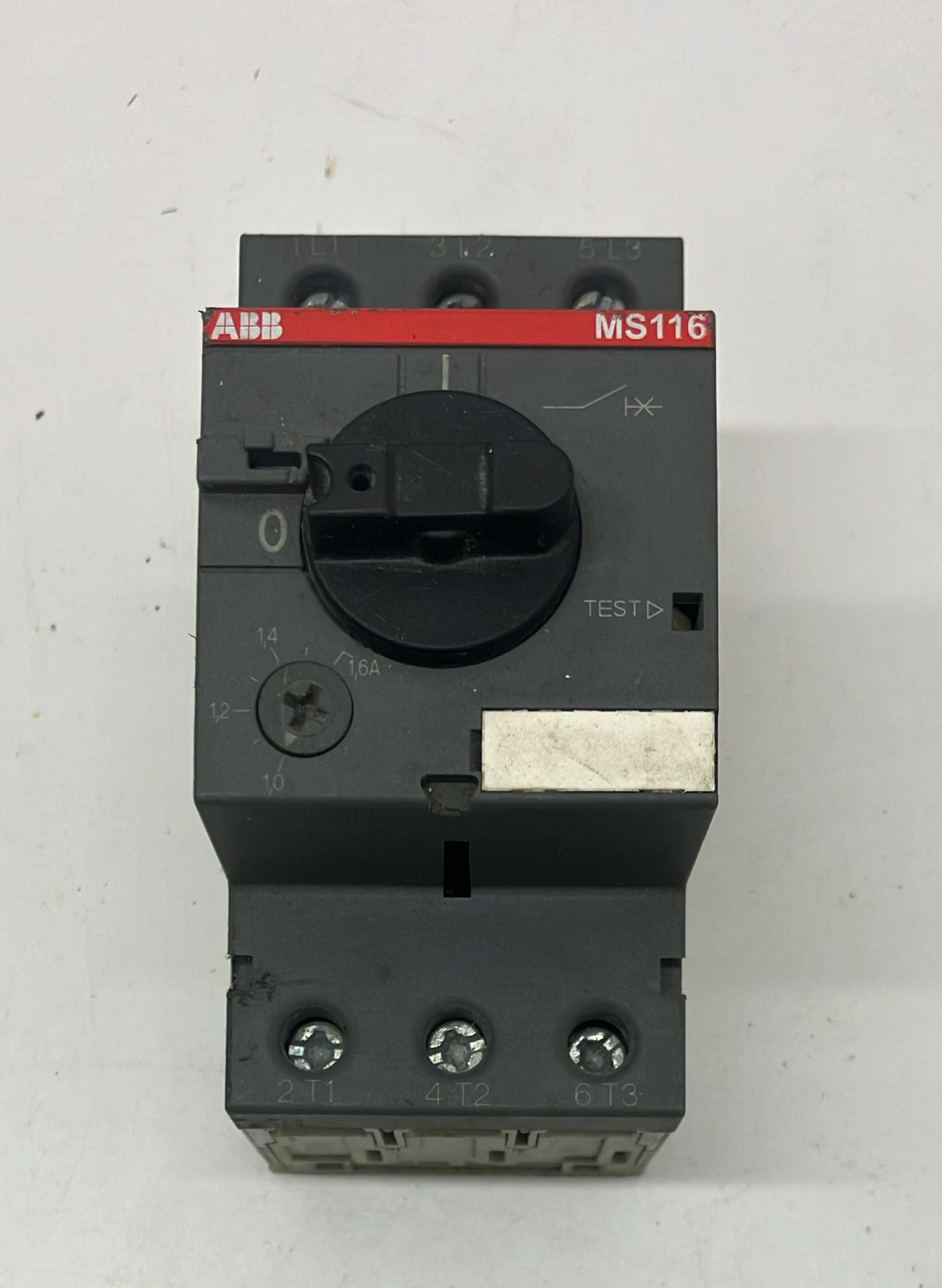ABB MS116 1.0-1.6A-1.6-2.5A motor koruma şalteri