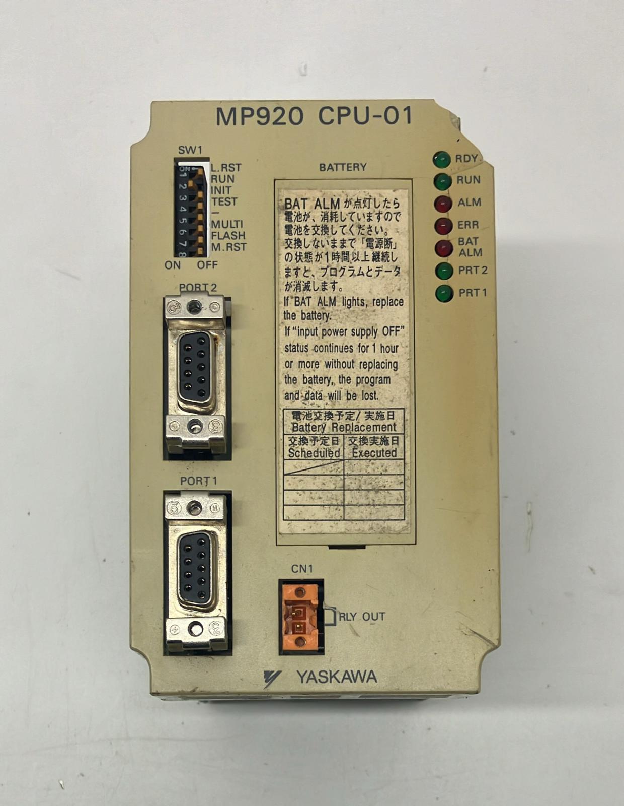 YASKAWA MP920 CPU-01