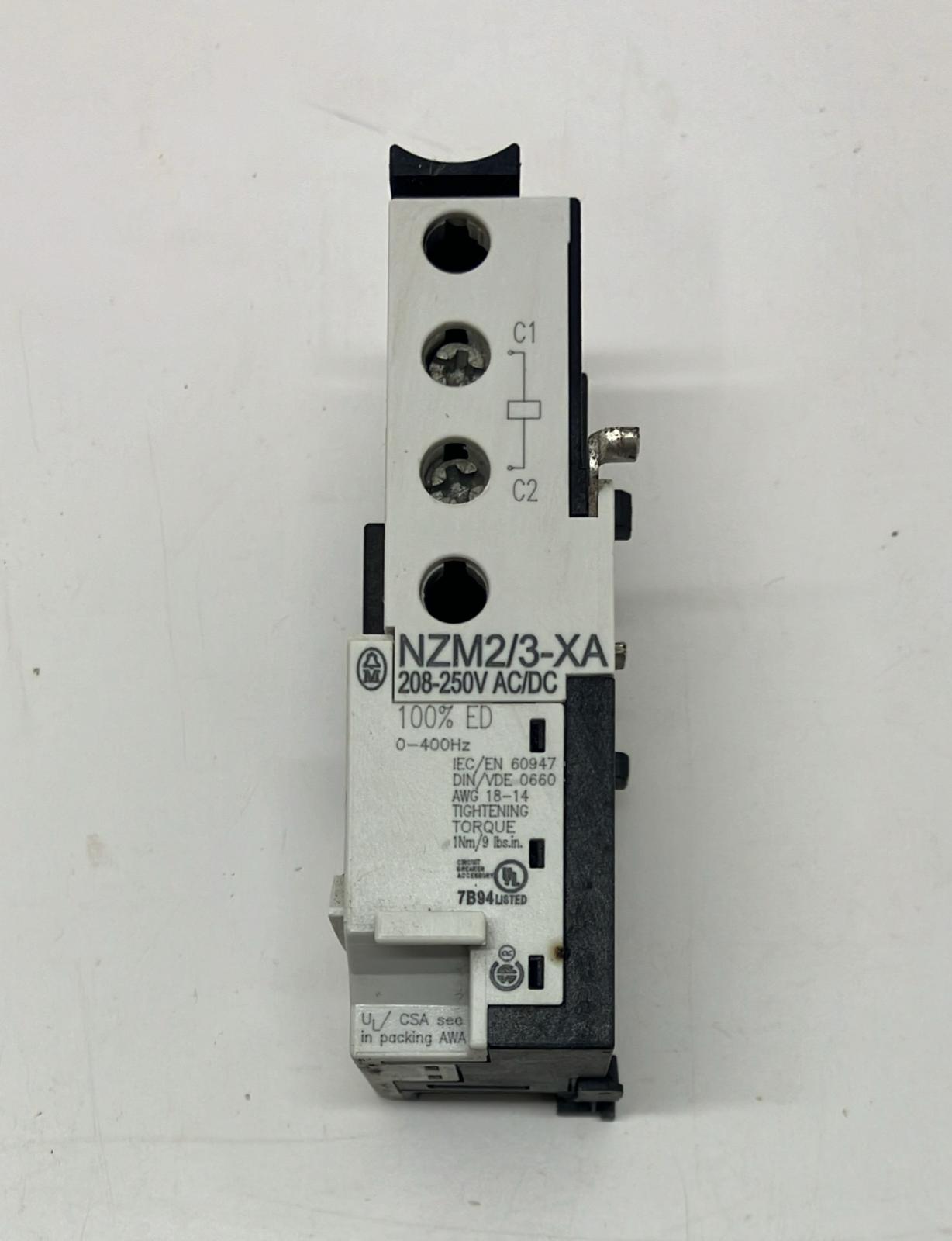 EATON NZM2-3-XA 208-250V AC-DC Şalter açtırma bobin