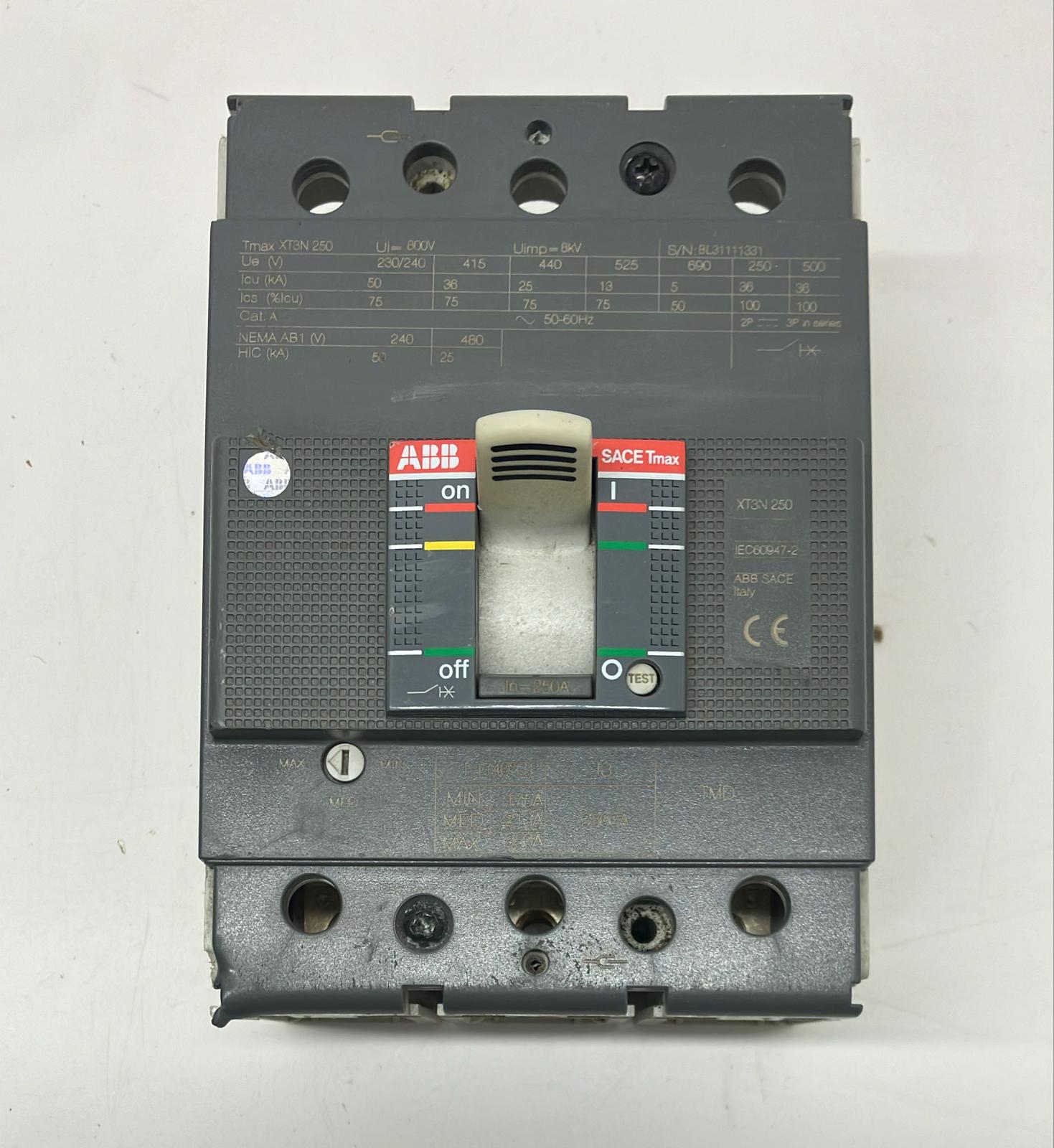 ABB SACETmax XT3N250 Compak Şalter