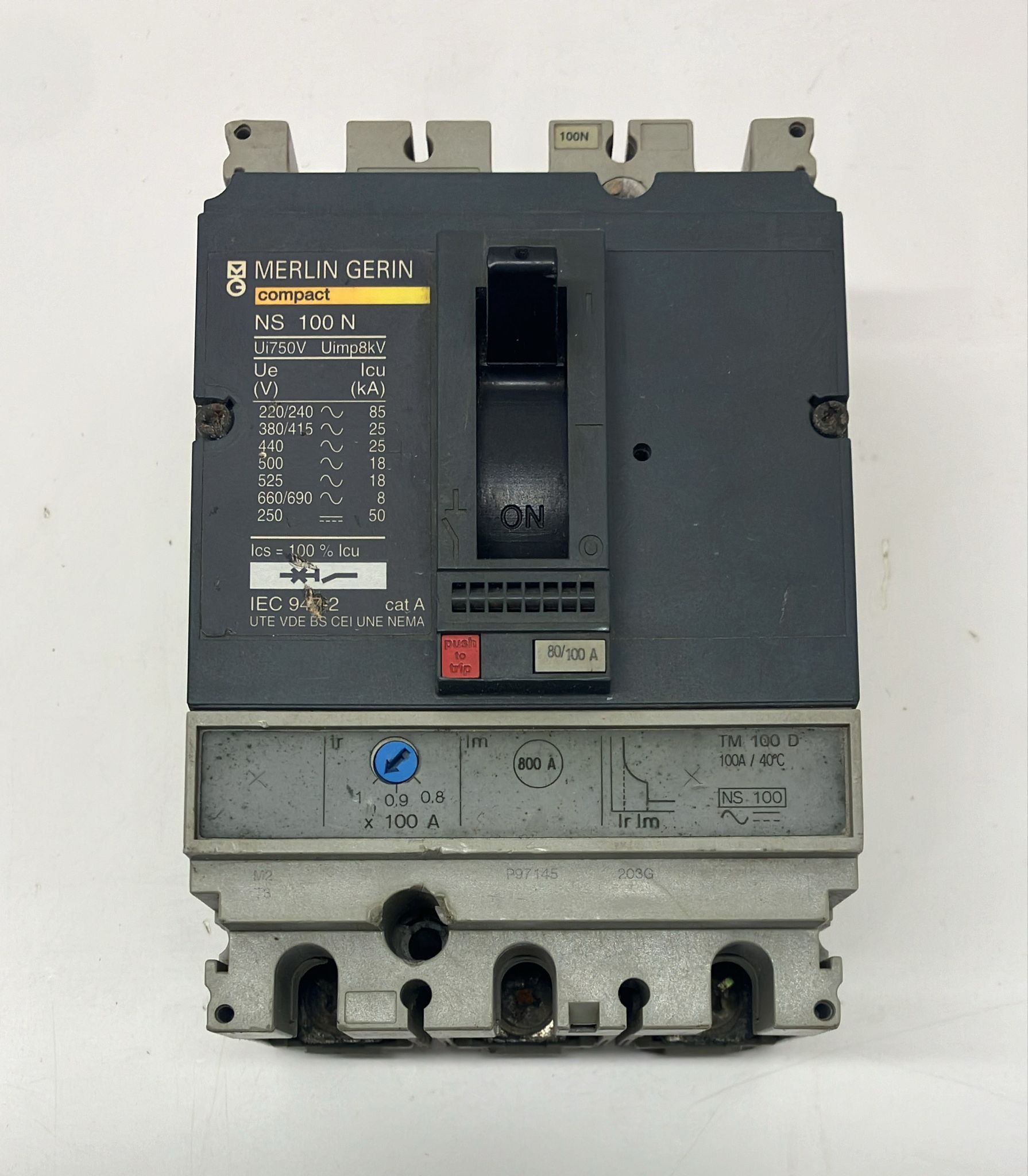Merlin gerin NS100N 80-100A compak şalter