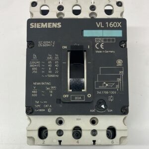 SIEMENS 3VL1708-1DD3 63-80A Compak şalter