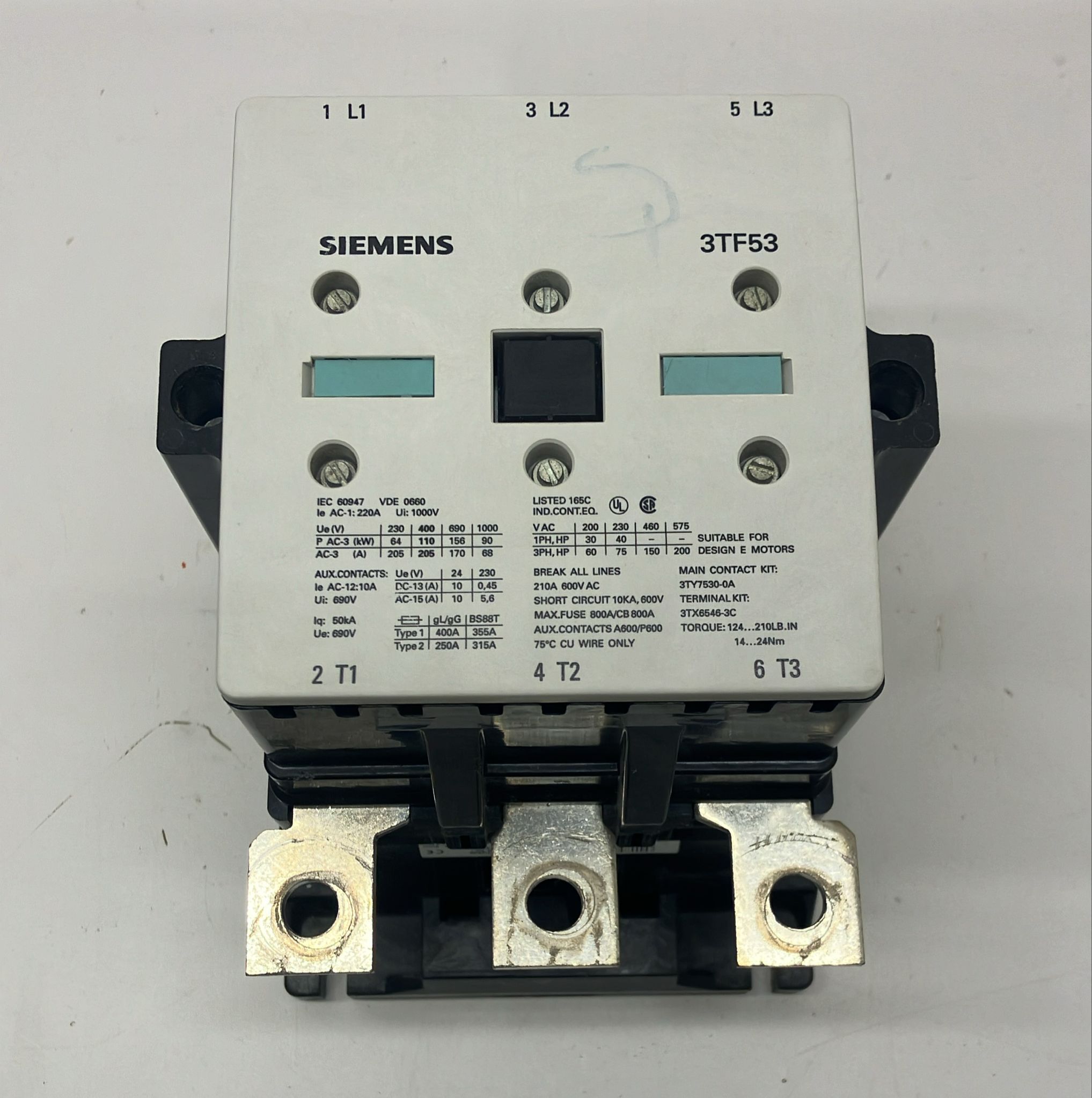 SIEMENS 3TF53 Kontaktör