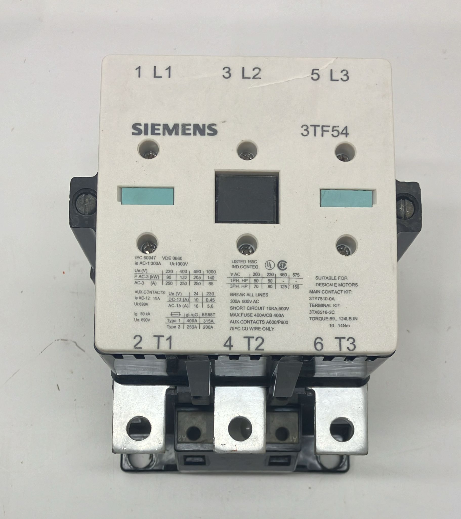 SIEMENS 3TF54 Kontaktör