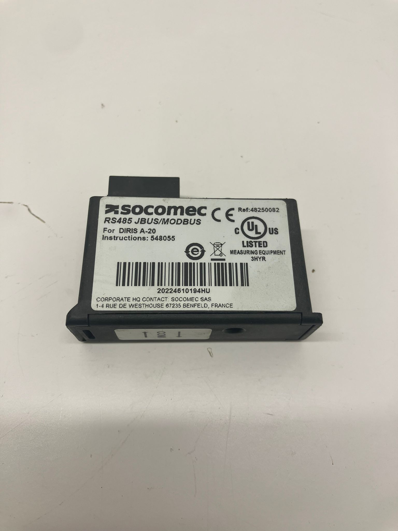 Socomec RS485 JBUS-MODBUS