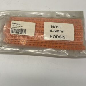 SİEMENS 3 numara kablo işaretleyici 4-6MM