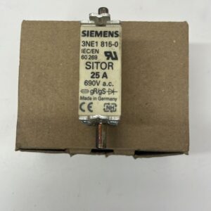SIEMENS 25A bıçaklı buşon sigorta 3NE1 815-0