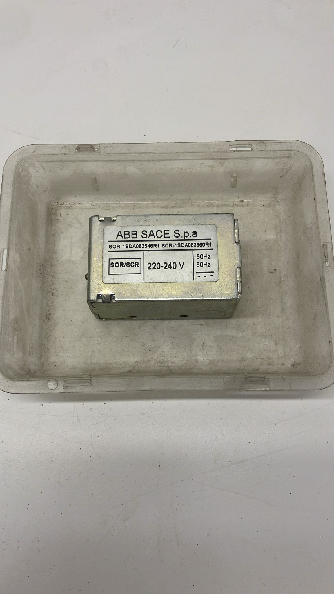 ABB SACE S.p.a SOR-1SDA63548R1 SCR-1SDA063550R1
